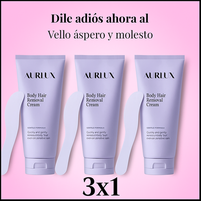 Crema depilatoria indolora para piel suave y sin irritación