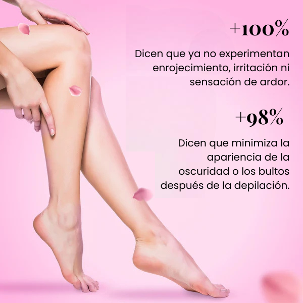 Crema depilatoria indolora para piel suave y sin irritación